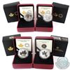 Image 1 : 2013-2017 Canada $10 Fine Silver Maple Leaf Coins - 2013 Maple Leaf, 2014 Maple Leaf, 2016 Canadian 