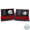 Image 1 : 2005 & 2006 Canada $20 Tall Ships Fine Silver Coins - 2005 3-Masted Ship & 2006 Ketch. 2pcs (TAX Exe