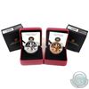 Image 1 : 2013 Canada $3 Bronze & $25 Fine Silver - An Allegory Coins. 2pcs (TAX Exempt)