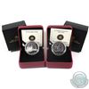 Image 1 : 2013 Canada Arctic Expedition Proof & Brilliant Uncirculated Silver Dollars. 2pcs (TAX Exempt)