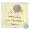 Image 2 : 1864 New Brunswick 5-cent  Small 6 ICCS Certified VF-30 (Corrosion).