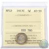 Image 1 : 1917C Newfoundland 5-cent ICCS Certified AU-50