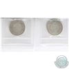 Image 2 : 1881 Newfoundland 50-cent ICCS Certified F-12 & 1882H Newfoundland 50-cent ICCS F-15. 2pcs