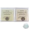 Image 2 : 1897 Slender 8 5-cent EF-45 & 1898 5-cent VF-20 (cleaned). Both coins have been certified by ICCS. 2