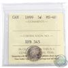 Image 1 : 1899 5-cent ICCS Certified MS-60.