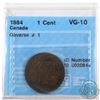 Image 1 : 1-cent 1884 Obverse 1 CCCS Certified VG-10