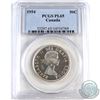 Image 1 : 1954 Canada 50-cent PCGS Certified PL-65.