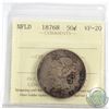 Image 1 : 1876H Newfoundland 50-cent ICCS Certified VF-20.