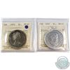 Image 1 : 1973 Canada 'Double 1973 ' Silver $1 SP-67 & 2007 Canada J. Brant Silver $1 MS-67 NBU. Both coins ha