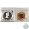 Image 1 : 1986 Canada Freestyle Skiing $20 PF-68 UHC & 2005 Canada VE-Day Medallion MS-67. Both coins have bee