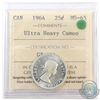 1964 Canada 25-cent ICCS Certified MS-65 Ultra Heavy Cameo