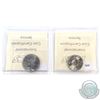Image 2 : 1991 Canada 5-cent MS-66 & 1991 25-cent MS-65 both ICCS Certified. 2pcs