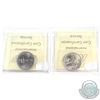 Image 2 : 1992 Saskatchewan & 1992 Quebec 25-cent ICCS Certified MS-66. 2pcs