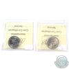 Image 2 : 1992 NWT & 1992 PEI 25-cent ICCS Certified MS-66. 2pcs