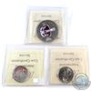 Image 2 : 2006 Caribou RCM Logo MS-66, 2006 80th MS-67 NBU & 2006P Canada Day MS-67 25-cents all ICCS Certifie