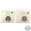 Image 1 : 2008 Caribou & 2008 freestyle Skiing 25-cent ICCS Certified MS-67. 2pcs