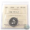 Image 1 : Test Token 2006, TT-5.7 (Revised TT-5.7)  ICCS Certified MS-66