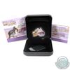 Image 1 : 2013 Australia $1 Map Shaped - Kangaroo 1oz Fine Silver Coin (coin is lightly toned around edges). (