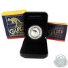Image 1 : 2016 Australian Kangaroo 1oz. Silver Gilded Limited Edition silver coin( Tax Exempt)