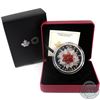 Image 1 : 2018 Canada $50 Holiday Splendour with Murano Glass 5oz Fine Silver Coin (Capsule scuffed). (TAX Exe