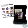 Image 1 : 2019 Canada $25 Montreal Canadiens Yvan Cournoyer Rectangular Fine Silver. (TAX Exempt)