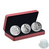 Image 1 : 2017 Canada RCM Coin Lore - Forgotten 1927 Design 3-coin Fine Silver Set (Sleeve is unglued on one s