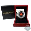 Image 1 : 2016 Canada $50 Autumn Radiance with Murano Maple Leaf 5oz Fine Silver Coin (Sleeve lightly worn & c