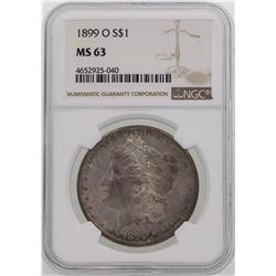 1889-O $1 Morgan Silver Dollar Coin NGC MS63