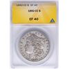 Image 1 : 1892-CC $1 Morgan Silver Dollar Coin ANACS XF40