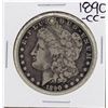 Image 1 : 1890-CC $1 Morgan Silver Dollar Coin Holed