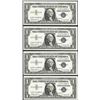 Image 1 : Lot of (4) Consecutive 1957B $1 Silver Certificate Notes
