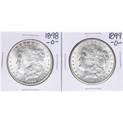 Lot of 1898-O to 1899-O $1 Morgan Silver Dollar Coins