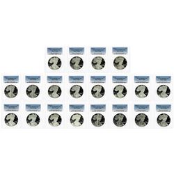 Lot of 1986-2005 $1 American Silver Eagle Proof Coin PCGS PR69DCAM