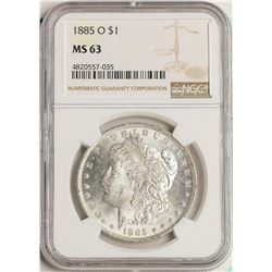 1885-O $1 Morgan Silver Dollar Coin NGC MS63