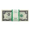 Image 1 : Pack of (100) Consecutive 1976 $2 Federal Reserve Notes Kansas City