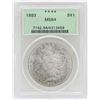 Image 1 : 1883 $1 Morgan Silver Dollar Coin PCGS MS64