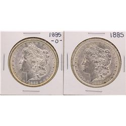 Lot of 1885-O & 1885 $1 Morgan Silver Dollar Coins