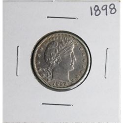 1898 Barber Quarter Coin