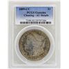 Image 1 : 1889-CC $1 Morgan Silver Dollar Coin PCGS AU Details