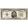 Image 1 : 1934A $5 Silver Certificate WWII Emergency North Africa Note