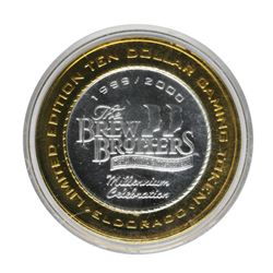 .999 Silver Eldorado Hotel & Casino $10 Casino Limited Edition Gaming Token