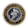 Image 2 : .999 Silver Pioneer Hotel & Gambling Hall $10 Casino Limited Edition Gaming Toke