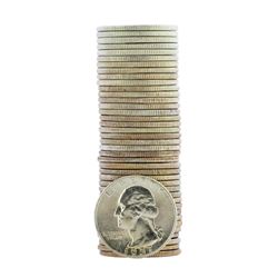 Roll of (40) 1958 Brilliant Uncirculated Washington Quarter Coins