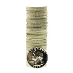 Roll of (40) Proof 1964 Washington Quarter Coins