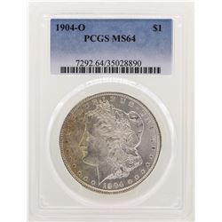 1904-O $1 Morgan Silver Dollar Coin PCGS MS64
