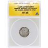 Image 1 : 1157-1276 Denier France Bishops of Valence Coin ANACS VF35