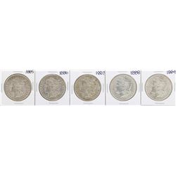 Lot of 1885-1889 $1 Morgan Silver Dollar Coins