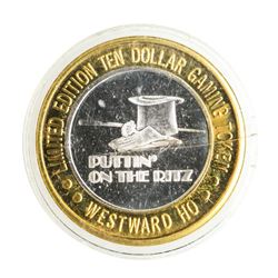 .999 Silver Westward Ho Casino Las Vegas $10 Casino Limited Edition Gaming Token