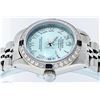 Image 5 : Rolex Ladies Stainless Steel Ice Blue Diamond & Sapphire Datejust Wristwatch