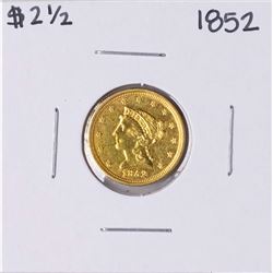 1852 $2 1/2 Liberty Head Quarter Eagle Gold Coin